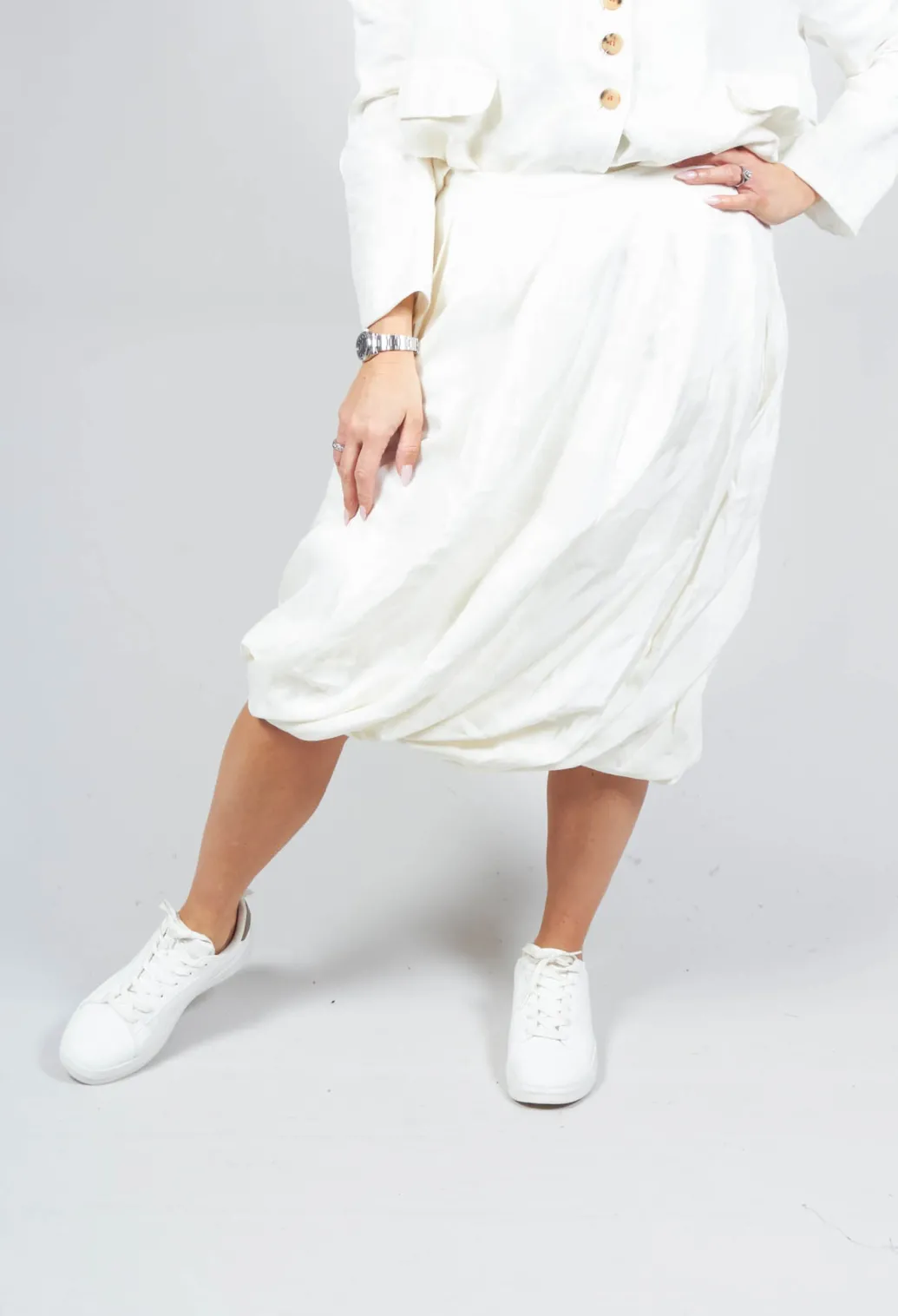 Jackie Skirt in White
