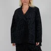 Jacquard Blazer in Black
