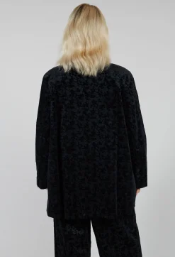 Jacquard Blazer in Black