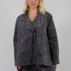 Jacquard Blazer in Iron
