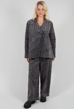 Jacquard Blazer in Iron