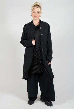Jacquard Jacket in Riciclato Nero