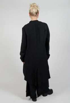 Jacquard Jacket in Riciclato Nero