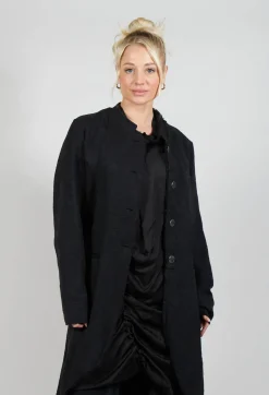 Jacquard Jacket in Riciclato Nero