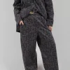 Jacquard Trousers in Iron