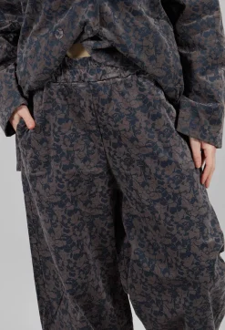 Jacquard Trousers in Iron