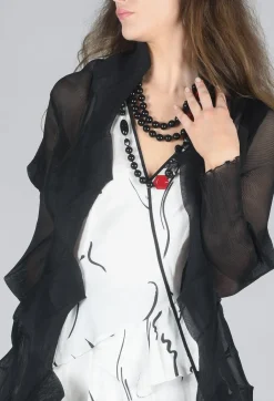 Jacqui Coat in Black