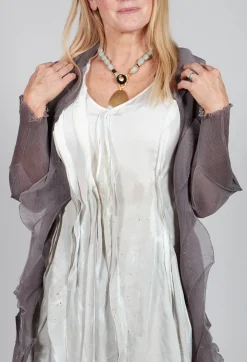 Jacqui Coat in Charcoal
