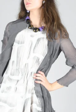 Jacqui Coat in Charcoal
