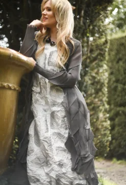 Jacqui Coat in Charcoal