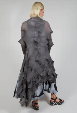 Jacqui Coat in Charcoal