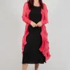 Jacqui Coat in Rose Pink