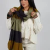 Jagged Wool Scarf in Deep Mustard