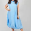 Jahrest Dress in Steinblau