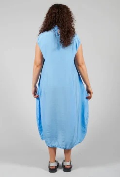 Jahrest Dress in Steinblau