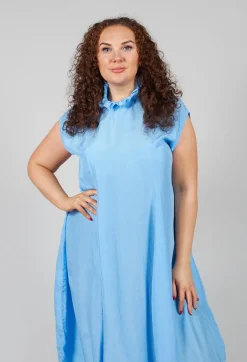 Jahrest Dress in Steinblau