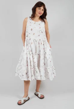 Jasmina Dress in Flower Cotton
