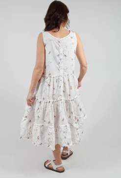 Jasmina Dress in Flower Cotton