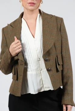 Jazz Jacket in Brown Tweed
