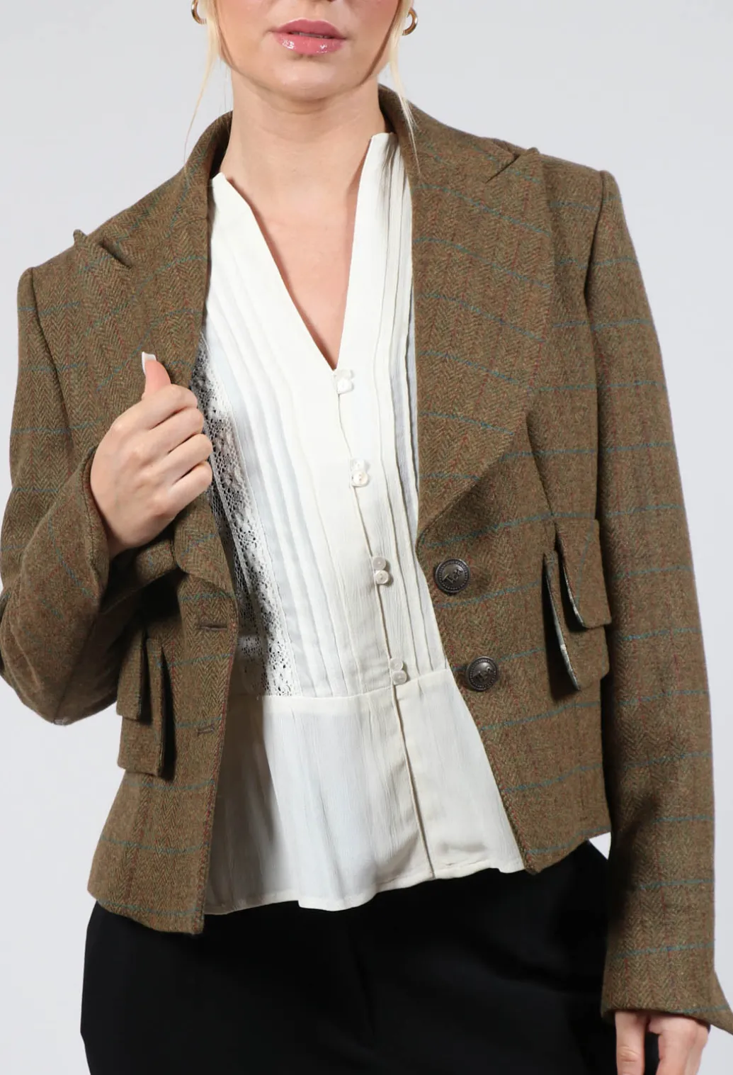 Jazz Jacket in Brown Tweed