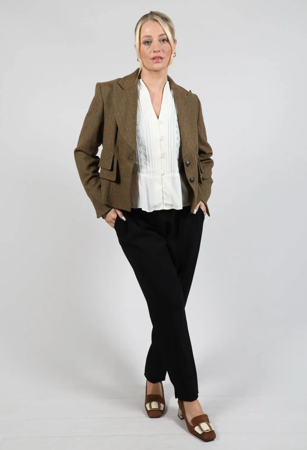 Jazz Jacket in Brown Tweed