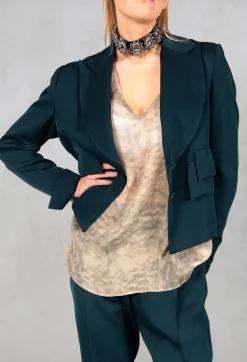 Jazz Jacket in Petroleum
