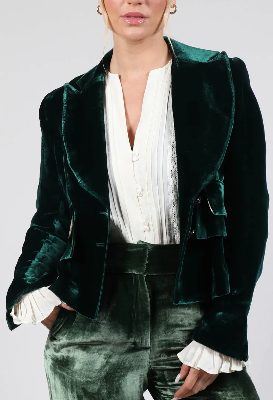 Jazz Lux Jacket in Petrol