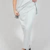 Jersey Double Layered Pencil in Grey