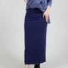 Jersey Double Layered Pencil in Azur
