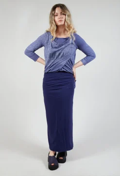 Jersey Double Layered Pencil in Azur