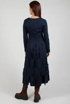 Jersey Dress with Cut Out Feature Hem