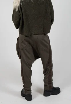 Jersey Joggers with Patch Pocket in Jungle