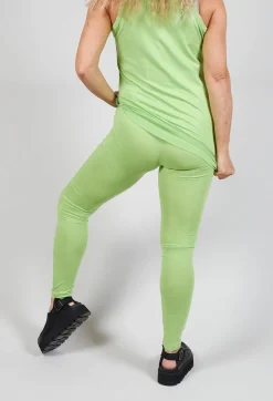 Jersey Leggings in Lime