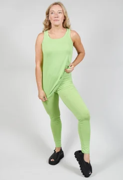 Jersey Leggings in Lime
