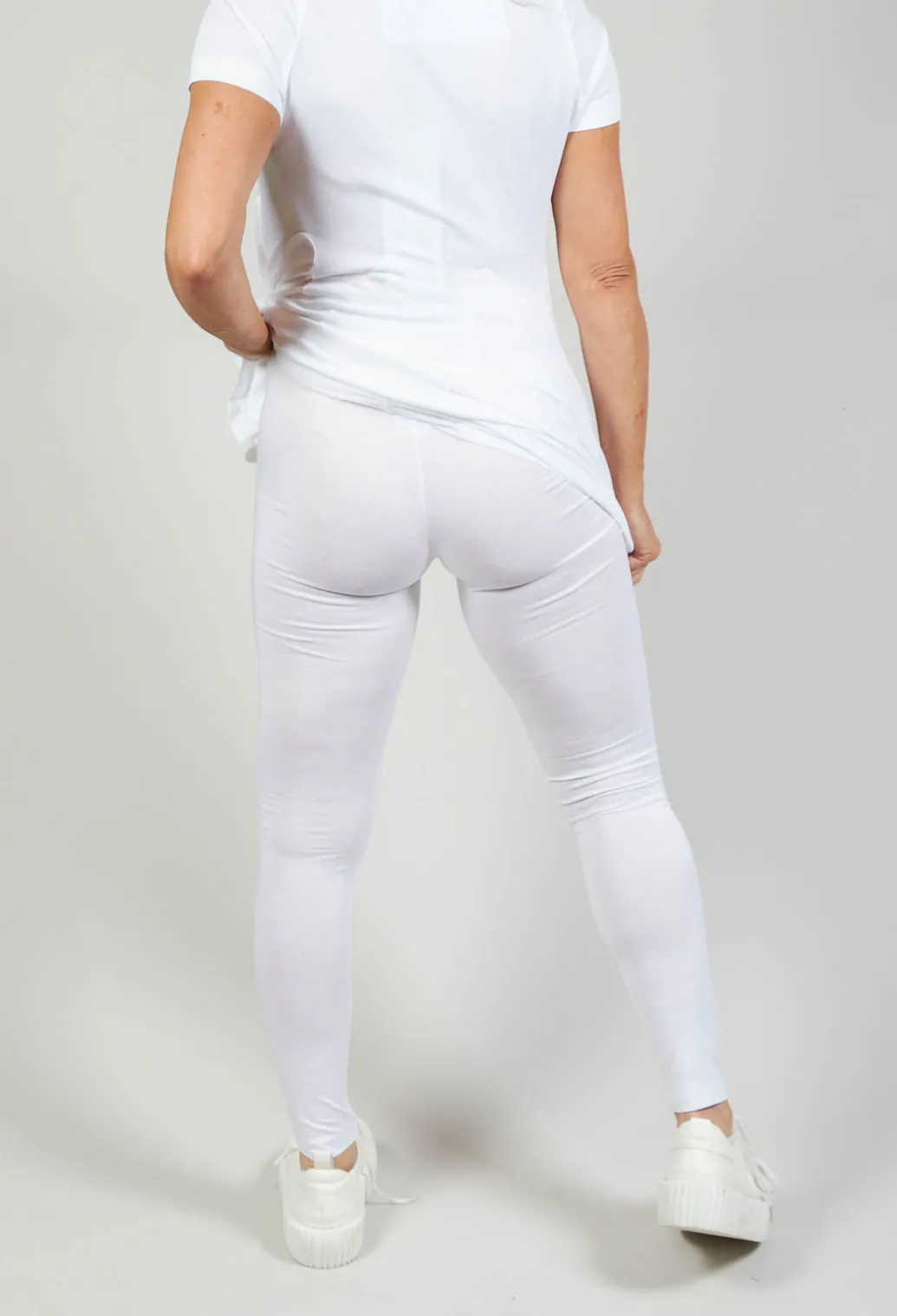 Jersey Leggings in White