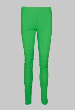 Jersey Leggings with Patch Detail in Gecko