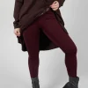 Jersey Leggings with Seam Detail in Umbra
