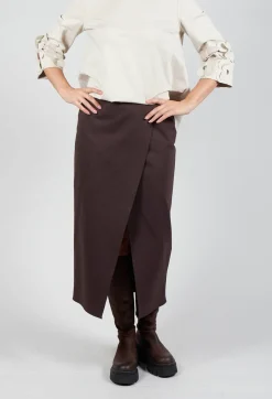 Jersey Pencil Skirt in Java