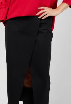 Jersey Pencil Skirt in Nero