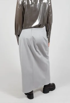 Jersey Pencil Skirt in Perla