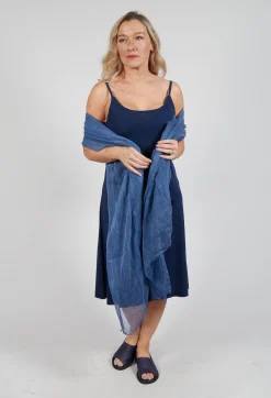 Jersey Slip Dress in Navy