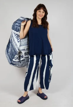 Jersey Tank Top in Navy