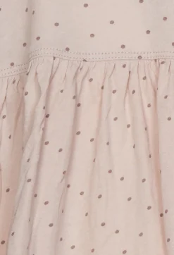 Jersey Top with Flared Hemline in Dots