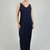 Jersey Vest Dress in Blue