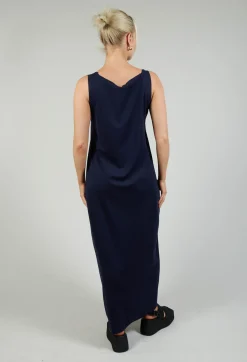 Jersey Vest Dress in Blue