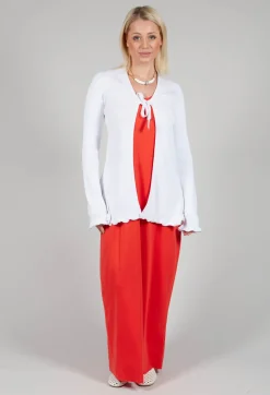 Jersey Vest Dress in Red