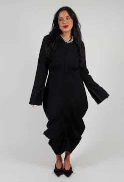 Jersey Vino Dress in Black
