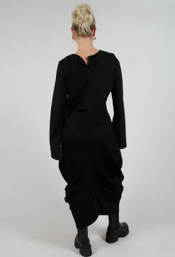 Jersey Vino Dress in Black