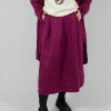 Jleana Skirt in Mulberry Stripe
