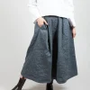 Jleana Skirt in Zinc Stripe